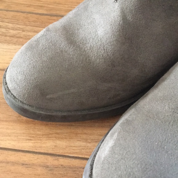 Gray suede Ankle boots - Picture 3 of 3